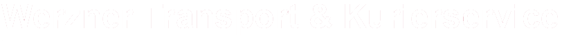 Logo Werzner Transport & Kurierservice e.K.